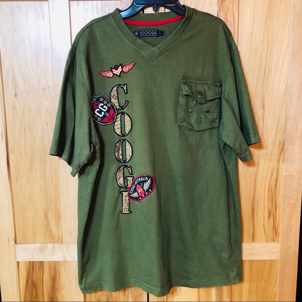 Coogi Australia patches T shirt